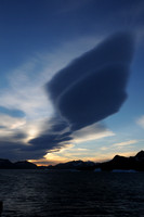 Lenticular Sunrise, St. Andrew's Bay, South Georgia Island